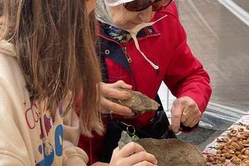 Los turistas y la lluvia, protagonistas en Tenteniguada/TA.
